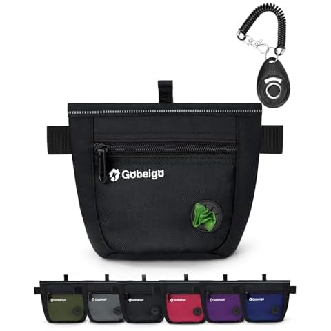 Gobeigo Dog Treat Pouch with Clicker Cover