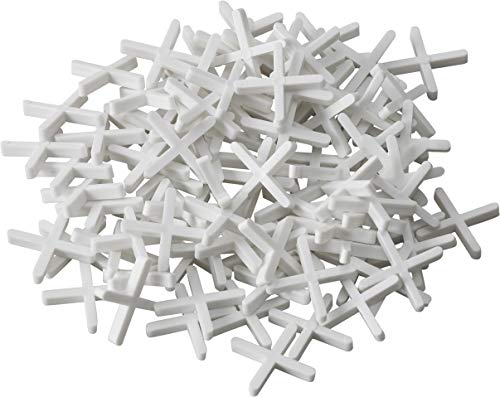 Meister Fliesenkreuze 2,0 mm - Praktisches Set mit 250 Stück - Aus robustem Kunststoff - weiß / Fliesenzubehör / Fliesenverlegehilfe / Fliesen-Abstandhalter / 4421000