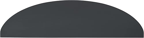 Miniatura 8 de LUMISOL Mesa de sofá curvada con cajones de almacenamiento y estante abierto, diseño curvado circular estrecho mesa de sofá para entrada, sala de