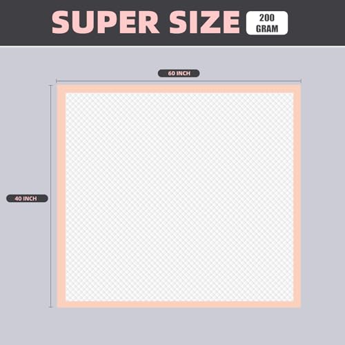 Image of MKISS Tear-Resistant Oversized Bed Pads 40 inch x 60 inch(40 Counts), Heavy Duty Ultra Absorbent Underpads, Chucks Pads Disposable for Adults, Children, Babies, Elderly and Pets