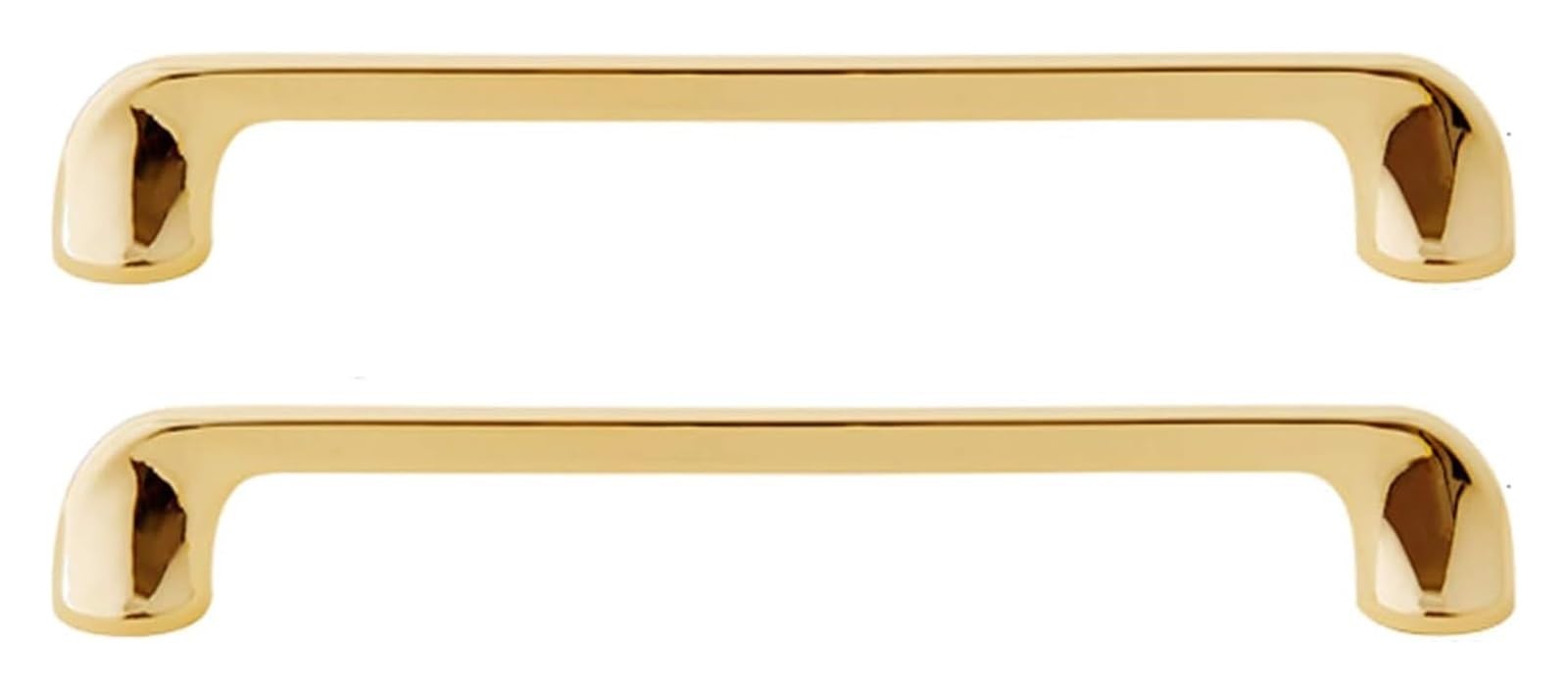 VOPLIVAT Kitchen Cupboard Handles, Bow Cabinet Handles Golden Multiple Sizes 2 Pack(OneColor,Hole Distance 192mm)