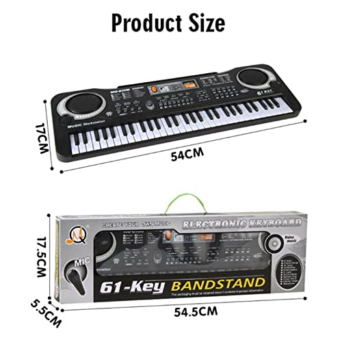 Clavier Piano 61 Clé Musique Clavier Électronique Piano Organ Numérique avec Microphone - Les Beatles, Paul McCartney, John Lennon, RIngo Starr, George Harrison Clavier Piano 61 Clé Musique Clavier Électronique Piano Organ Numérique avec Microphone – Image 6