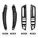 SYOWADA 4PCS Door Pull Handle Left and Right Interior Replacement for BMW X5 E70 2008-2013 E70 LCI 2009-2013 X6 E71 2008-2014, Replaces 51416975777 51416969401 51416969402 (Black)