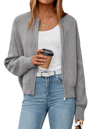 NALANISA Women's Cropped Cardigan Sweaters Open...