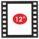 Beistle Black 5 Piece Filmstrip Photo Fun Frames, 12" - Image 2