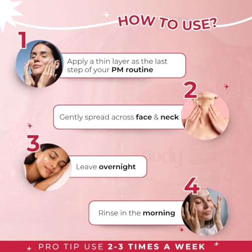 Image of Moody JellyDream Collagen Sleeping Mask for Overnight Hydration & Skin Glow | Jelly Texture Face Mask for Soft, Plump & Smooth Looking Skin | Nourishing Night Face Mask for Daily Skincare Routine