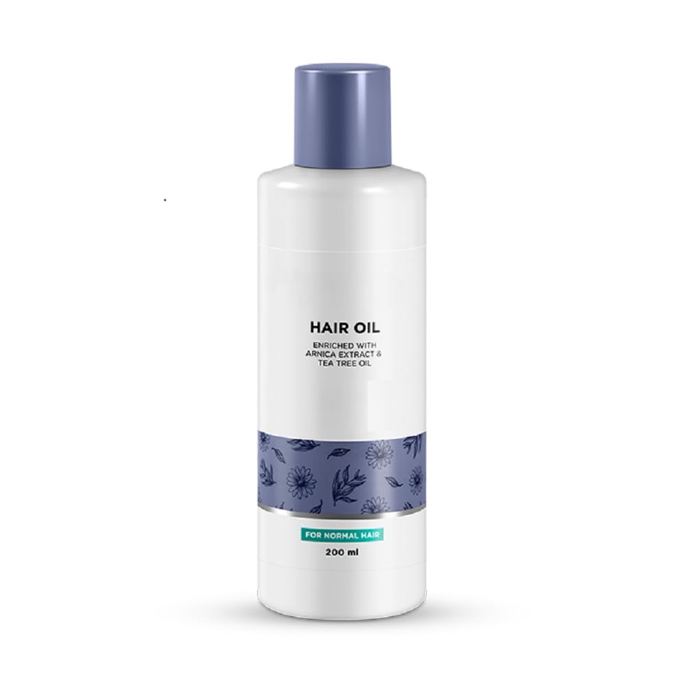 Hair Oil 200ml with Arnica Extract & Tea Tree Oils | Non-Greasy Hair Nourishing Oil for Normal Hairs | Helps Reduce Hair Fall, Control Dandruff and Improve Hairs Texture-image-17