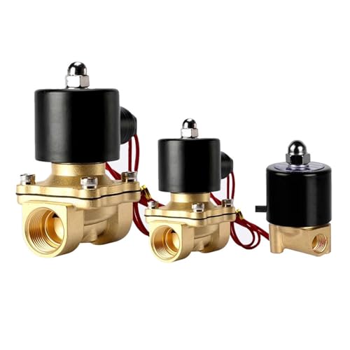 Électrovanne laiton 2W DN50 normalement fermée DC24V pour vanne pneumatique eau de rechange - 4