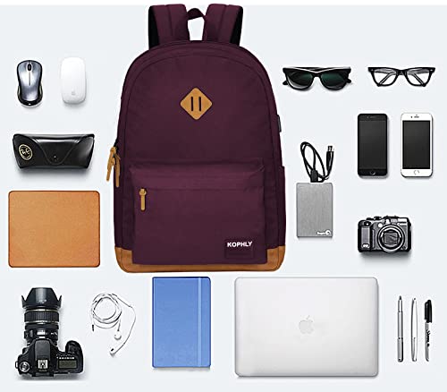 Image of SUPACOOL Large Laptop Backpack with USB Charging Port for Men and Women