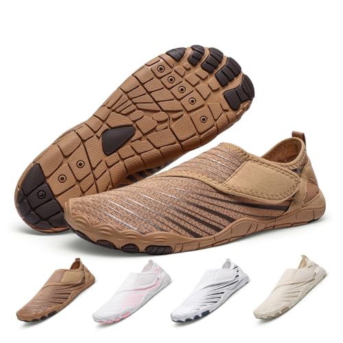 Image of Voya Barefoot Shoes for Women Men Breathable & Non-Slip Wide Toe Water Shoes for Walking,Running&Swimming，2026 new Adjustable Slip On Hike Athletic Sandals