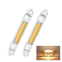 Lampadina R7S LED 78mm Dimmerabile,Lampadina 20W R7s 78mm Led Equivalenti a 200W Lampada Alogena,Lampada R7s LED Lamp Bianco Caldo 3000K,Illuminazione Fascio 360°,2000LM Nessun Sfarfallio,2 Pezzi