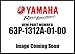 Yamaha 63P-1312A-01-00 Valve, Control; 63P1312A0100 Made by Yamaha