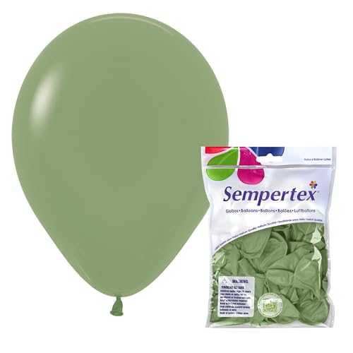 Image of Sempertex Deluxe Eucalyptus Balloons, Latex, 11 Inch, 25 Pcs