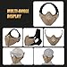 Airsoft Mask, Tactical Half Mask for Face Protection, for Outdoor Sports, Cs Games and Halloween Cosplay(Gray)