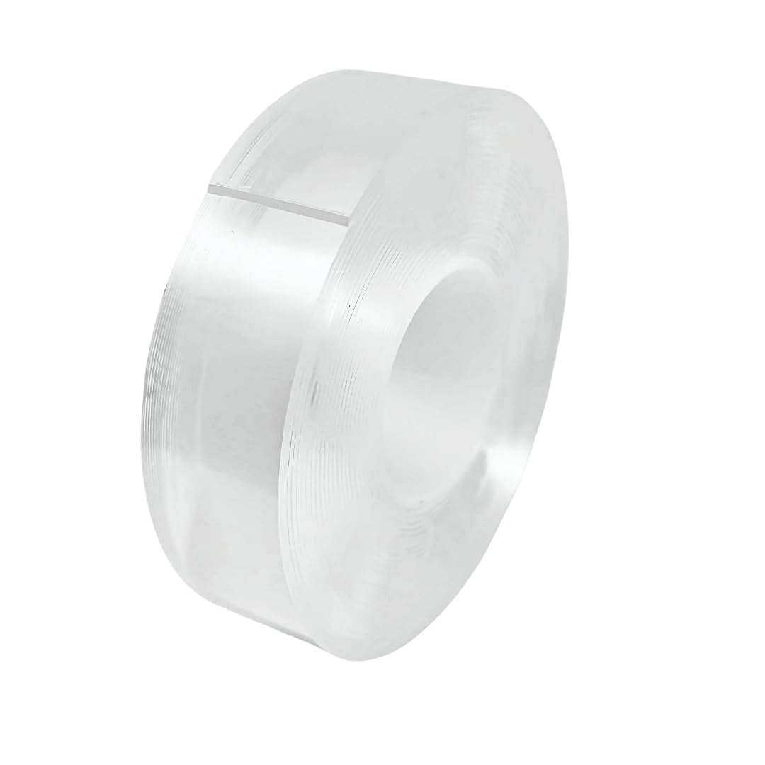 Cinta adhesiva transparente de doble cara, resistente, transparente, fuerte, extraíble