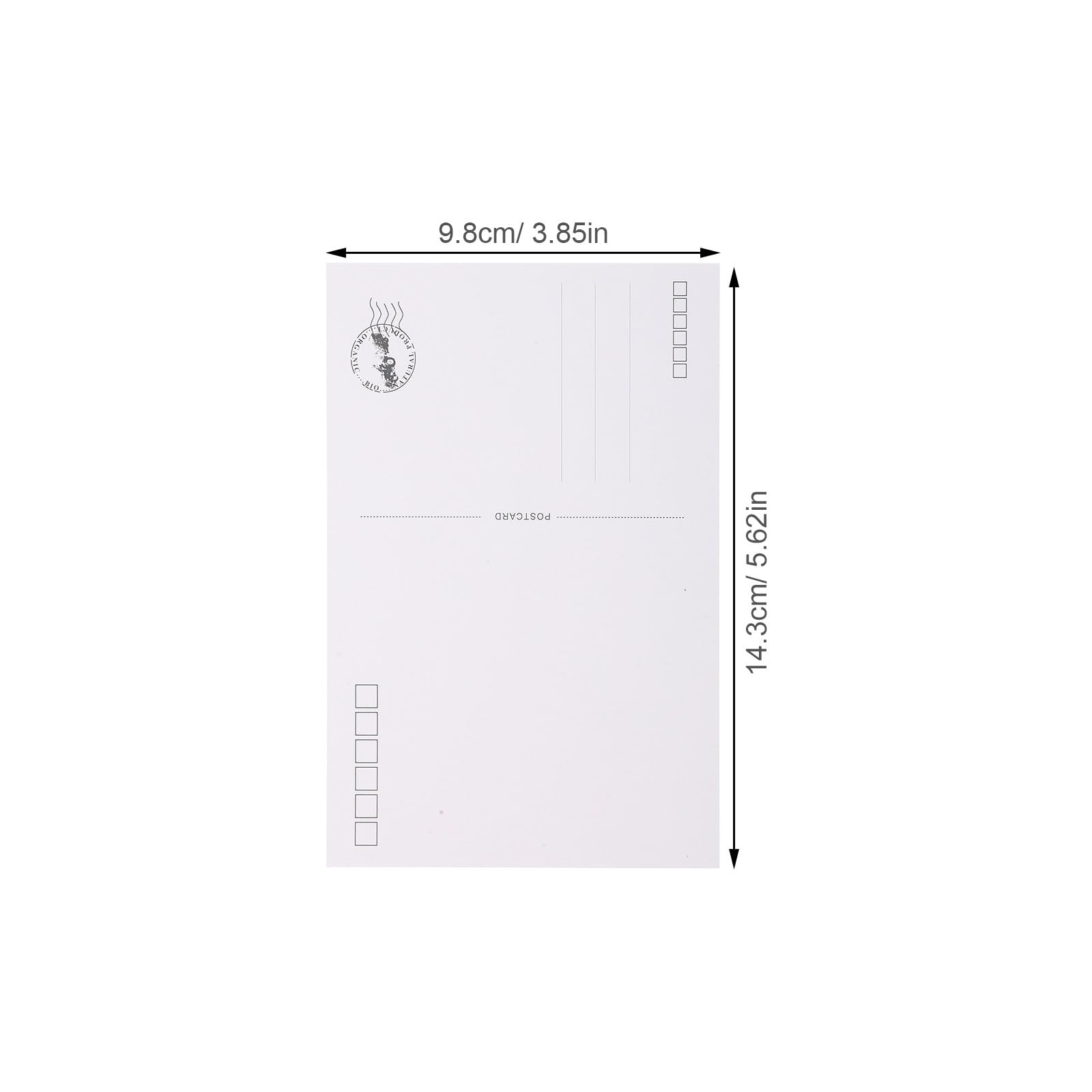 120 Leere Postkarten 4x6 Zoll Weißes Kartonpapier zum Schreiben