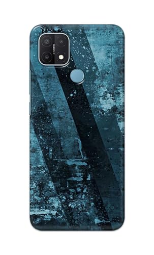 Image of Printed Hard Back Cover for Oppo A15 Back Cover (Rugged Background -J1) -190724(EA)