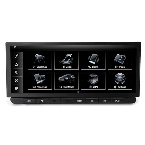 Qualcomm 8-núcleo 8GB+128GB 12,3 Pulgadas Android 14 Radio Coche Bluetooth GPS Navegador para Audi A6 2005-2008 Estéreo Soporte CarPlay inalámbrico Android Auto DSP WiFi 4G Dab+ USB Canbus OEM MMI