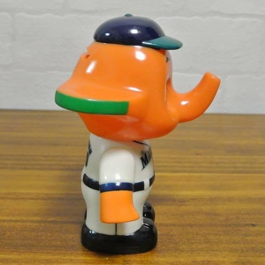 レア野球　サトー サトちゃん メジャーリーグ ベースボール マリナーズ 　貯金箱 ♪) マリナーズ サトちゃん・サトコちゃん メジャーリーグベース