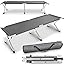 TRESKO® XXL campingbed veldbed 210 x 72 x 45 cm metalen frame - belastbaarheid tot 150 kg - in verschillende kleuren (groen