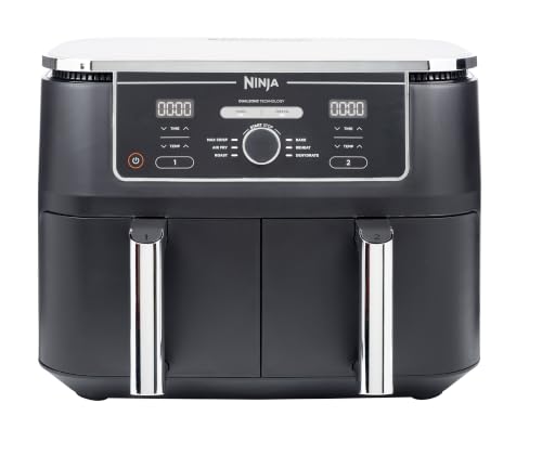 Ninja Foodi MAX Dual Zone Digital Air Fryer 2 Drawers 9.5L 6-in-1