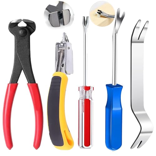 5 Pcs Upholstery Staple Remover Kit