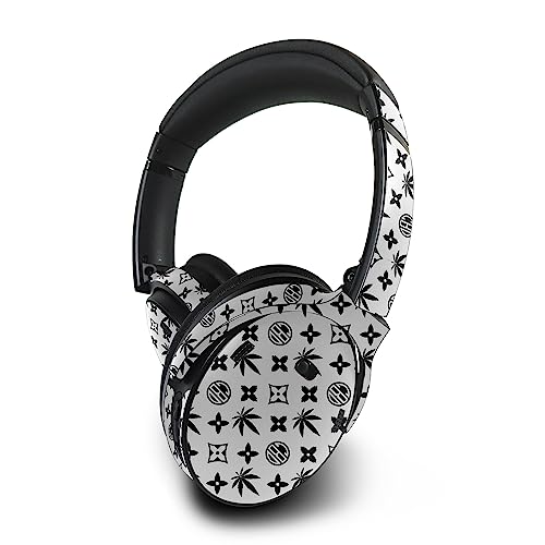Image of MightySkins Skin Compatible with Bose QuietComfort 45 Headphones - CBD Black | Protective, Durable, and Unique Vinyl Decal wrap Cover | Easy to Apply, Remove, and Change Styles | Made in The USA