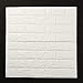 aipipl 6060cm PE Foam 3D Wallpaper DIY Wandaufkleber Wanddekoration Geprägter Ziegelstein