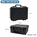Klawdsky 10 Inch Foam Case with Customizable Foam for Test Instruments, Camera Accessories, Equipment, Electronics, and Tools & More – 10 x 8 x 4.5 Inches