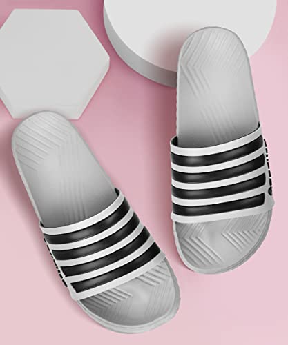 Image of Aqualite AL-191 Men Slides Slipper with Slip-on wear, Comfort and Flat Base Flipflop for dailywear uses.