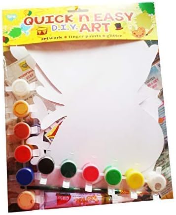 Quick n Easy Do-It-Yourself Painting kit by Lilly Caur for Kids/Adults 3-80 Years Old - 10H X8W w/Artworks - Holidays #01