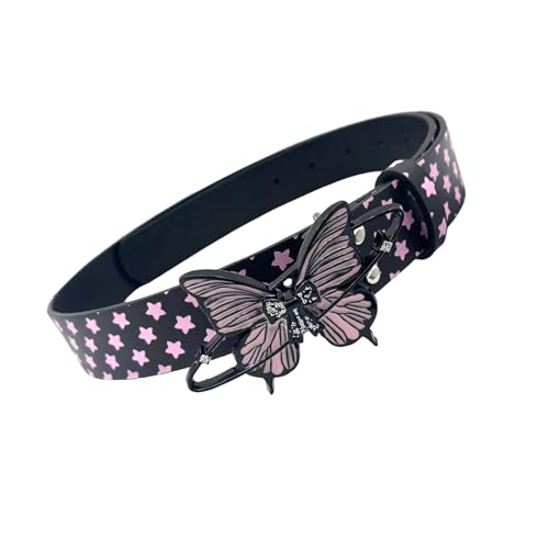 Stylish Dotted Print Butterfly Clasp Waistband For Women Pants Skirt And Casual Outfit Fashion Belt Waist Decoration