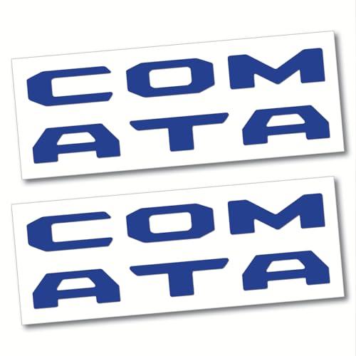 Image of (2 Sets) Prime Series UV Weatherproof Vinyl Decals for Glove Box Dashboard Letter Inserts Compatible fits Tacoma 2016-2023 (Gloss Navy)