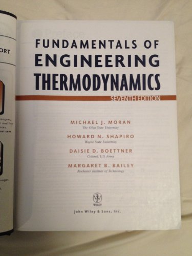 Wiley Moran, Michael J. Fundamentals Of Engineering Thermodynamics thumb #2
