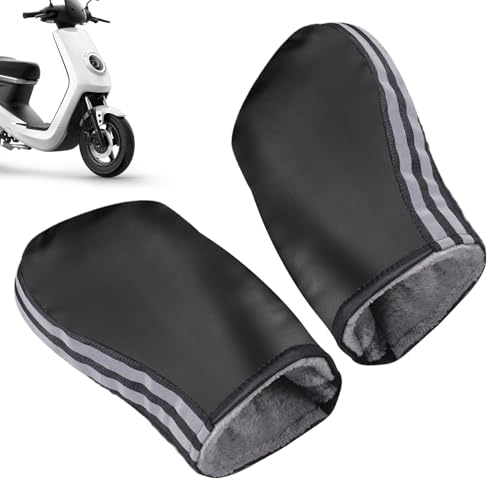 Genérico Manoplas para Manillar,Guantes Térmicos Impermeables Al Viento Y Aislados - Manoplas Impermeables | para Motociclismo Ciclismo De Montaña Bicicletas Eléctricas Scooter Hombres Mujeres