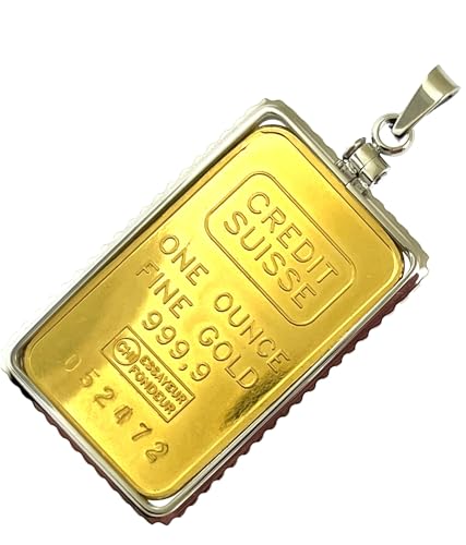 Image of Stainless Steel bezel frame for 1 oz credit suisse Pamp Lady Fortuna Gold bar / 1 oz Credit Suisse /1 oz Pamp Rosa