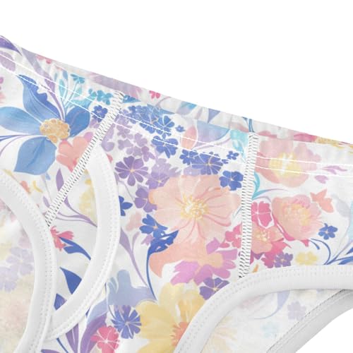 KLL Watercolor Toddler Boys' Cotton Briefs Breathable Children Undies4