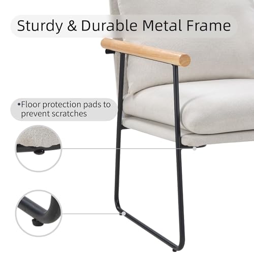 Sillón Plegable Pana Blanco miniatura 5