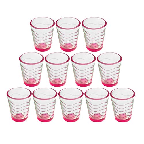 Pink Bachelorette Party Shot Glasses Shot Glasses for Women Set of 12 –