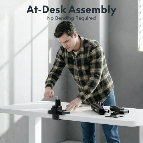 Image of FlexiSpot Single Monitor Arm, Premium Aluminum Monitor Desk Mount Fits Screen up to 39 Inches, Fully Adjustable Monitor Stand with C-Clamp & Grommet Base, Holds 6.61 to 26.46 lbs, Black