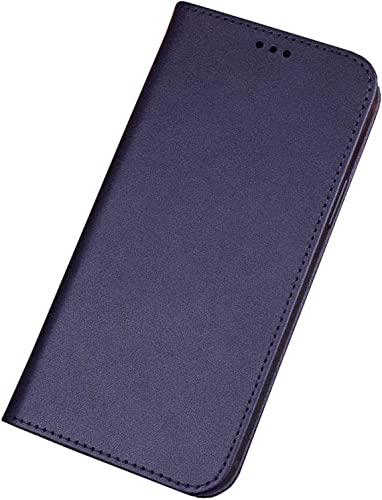 Étui à rabat iPhone 13, protection folio en cuir bleu pour vos déplacements