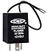 CEC Industries EF30AL Electronic Wig-Wag Alternating Flasher Relay, LED Compatible, 3 + Ground Wire Prongs, 12 Volts