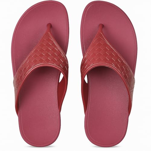 Image of ORTHO JOY EVA Slipper For Women || Waterproof & Everyday Flip Flops for Ladies || Slippers with Cushion Foot Bed || Anti-slip sole || Sweat free
