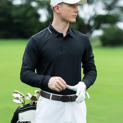 Men's Belt Leather Ratchet Belt for Men Dress Casual Every Day with Adjustable Buckle, Trim to Fit4