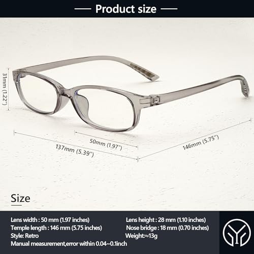 Image of Trendy Rectangular Glasses for Women Men Narrow Square Blue Light Blocking Fake Eyewear Y2K Cosplay Glasses