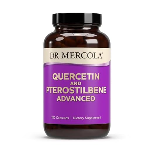 Dr. Mercola Quercetin and Pterostilbene Advanced, 90 Servings (180 Capsules), Non GMO, Gluten Free, Soy Free