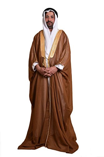 Al Aseel Men's Bisht Cloak Bisht thobe Eid