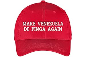 Resistencia Vinotinto MAGA Make Venezuela De Pinga Again Hat Embroidered Baseball Dad Cap Gorra