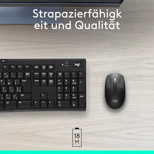 Logitech M190 kabellose Maus mit ergonomischem Design