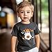Geoyune Halloween Shirts for Kids Toddler Boys Girls Cute Ghost Cotton Halloween Tshirt Outfit Clothes 5T